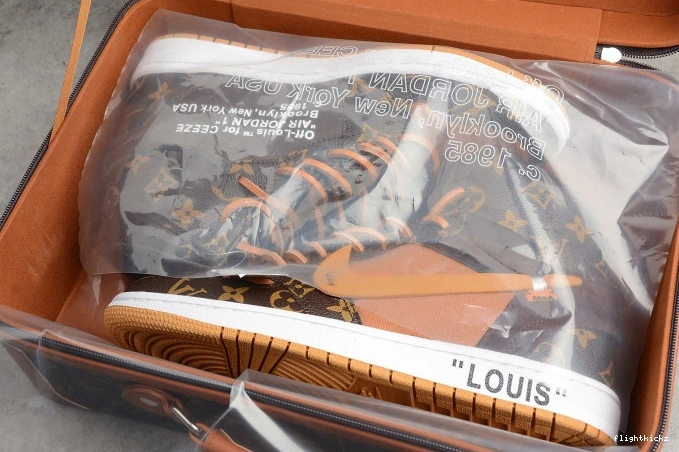 Air AJ1 Jordan x Off-Louis OW AQ0818-158 1 0807